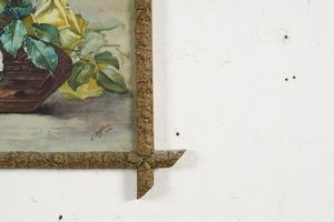 G. Hoffmann 1908 Natura morta con rose  - Asta Antiquariato - Associazione Nazionale - Case d'Asta italiane