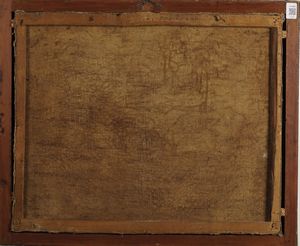 Scuola del XVIII secolo Lotta di Giacobbe con l'angelo  - Asta Antiquariato - Associazione Nazionale - Case d'Asta italiane