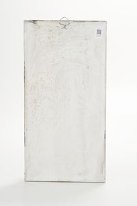 Placca in maiolica raffigurante Madonna in trono con Bambino  - Asta Antiquariato - Associazione Nazionale - Case d'Asta italiane