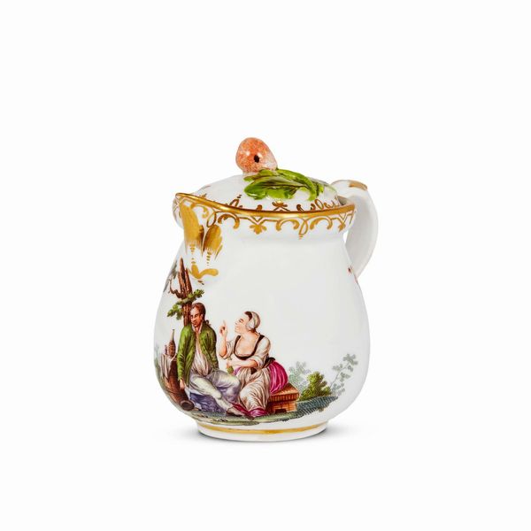 CREMIERA, MANIFATTURA DI VIENNA, 1760 CIRCA  - Asta CERAMICA. MAIOLICHE E PORCELLANE DAL RINASCIMENTO ALL'OTTOCENTO - Associazione Nazionale - Case d'Asta italiane