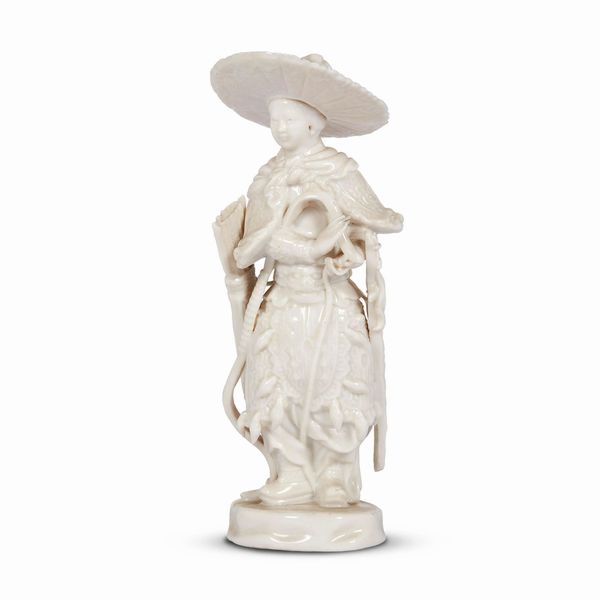 FIGURA, INGHILTERRA, 1755 CIRCA  - Asta CERAMICA. MAIOLICHE E PORCELLANE DAL RINASCIMENTO ALL'OTTOCENTO - Associazione Nazionale - Case d'Asta italiane