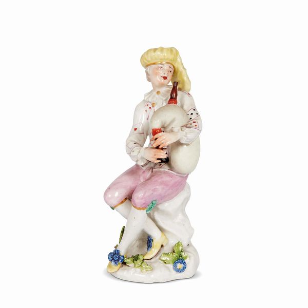 FIGURA, MEISSEN, 1780 CIRCA  - Asta CERAMICA. MAIOLICHE E PORCELLANE DAL RINASCIMENTO ALL'OTTOCENTO - Associazione Nazionale - Case d'Asta italiane