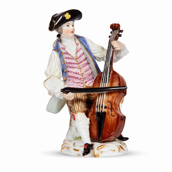 FIGURA, GERMANIA, MANIFATTURA DI MEISSEN, SECOLO XIX  - Asta CERAMICA. MAIOLICHE E PORCELLANE DAL RINASCIMENTO ALL'OTTOCENTO - Associazione Nazionale - Case d'Asta italiane