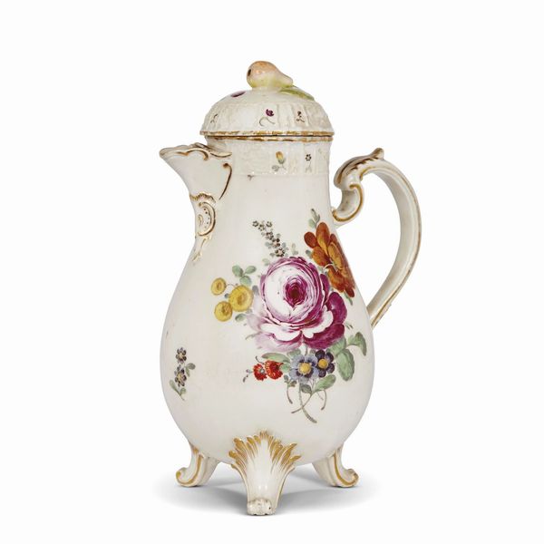 CAFFETTIERA, LUDWISBURG, 1770  - Asta CERAMICA. MAIOLICHE E PORCELLANE DAL RINASCIMENTO ALL'OTTOCENTO - Associazione Nazionale - Case d'Asta italiane