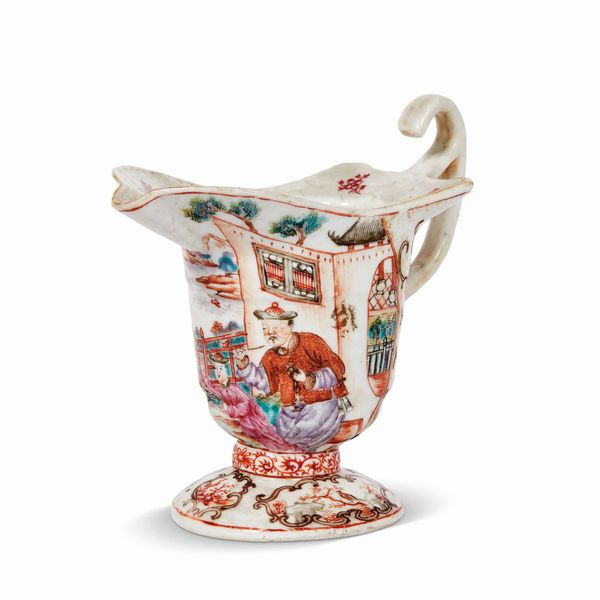 VERSATOIO, CINA, SECOLO XVIII  - Asta CERAMICA. MAIOLICHE E PORCELLANE DAL RINASCIMENTO ALL'OTTOCENTO - Associazione Nazionale - Case d'Asta italiane