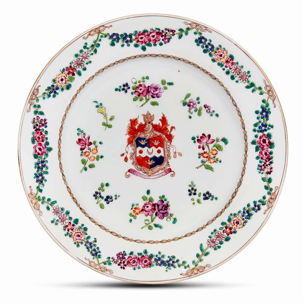 PIATTO, PARIGI, SAMSON (?), FINE SECOLO XIX  - Asta CERAMICA. MAIOLICHE E PORCELLANE DAL RINASCIMENTO ALL'OTTOCENTO - Associazione Nazionale - Case d'Asta italiane