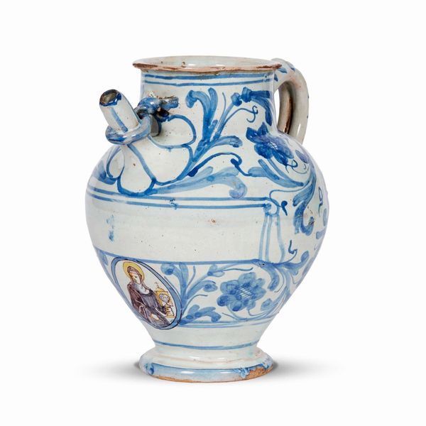 VERSATOIO, SIENA, PRIMA METÀ SECOLO XVIII  - Asta CERAMICA. MAIOLICHE E PORCELLANE DAL RINASCIMENTO ALL'OTTOCENTO - Associazione Nazionale - Case d'Asta italiane