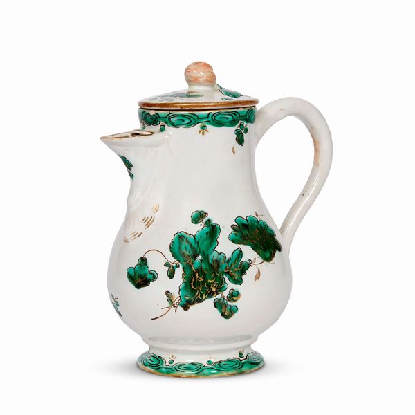 PICCOLA CAFFETTIERA, MILANO, PASQUALE RUBATI, 1780-1790  - Asta CERAMICA. MAIOLICHE E PORCELLANE DAL RINASCIMENTO ALL'OTTOCENTO - Associazione Nazionale - Case d'Asta italiane