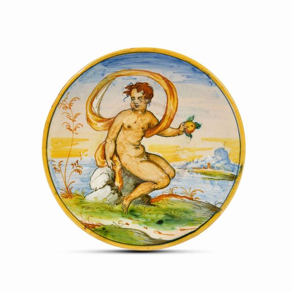 PIATTINO, VENEZIA, 1570 CIRCA  - Asta CERAMICA. MAIOLICHE E PORCELLANE DAL RINASCIMENTO ALL'OTTOCENTO - Associazione Nazionale - Case d'Asta italiane