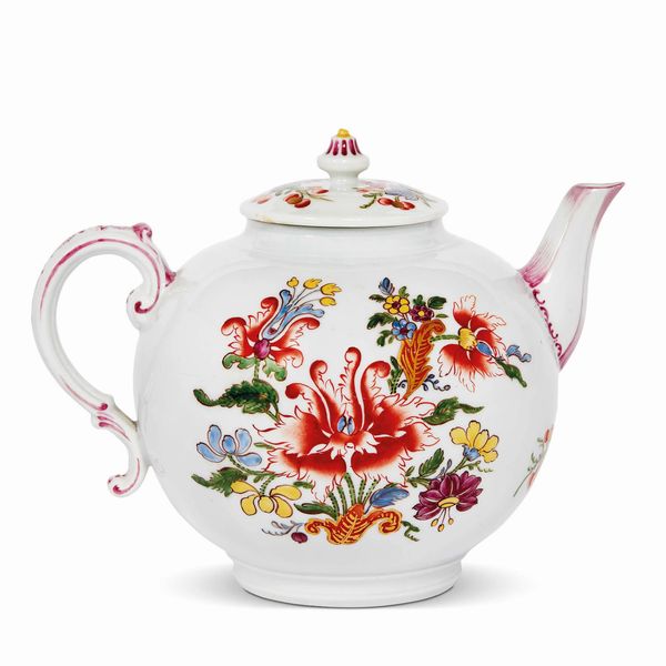 TEIERA, DOCCIA, MANIFATTURA GINORI, FINE SECOLO XVIII  - Asta CERAMICA. MAIOLICHE E PORCELLANE DAL RINASCIMENTO ALL'OTTOCENTO - Associazione Nazionale - Case d'Asta italiane