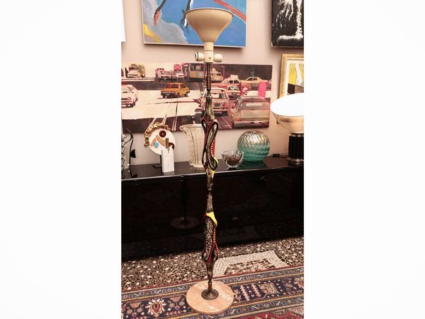 Victor Cerrato : Lampada da terra  - Asta La casa moderna - Associazione Nazionale - Case d'Asta italiane