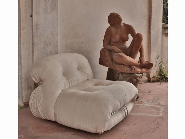 AFRA E TOBIA SCARPA : Poltrona Soriana 944  - Asta La casa moderna - Associazione Nazionale - Case d'Asta italiane