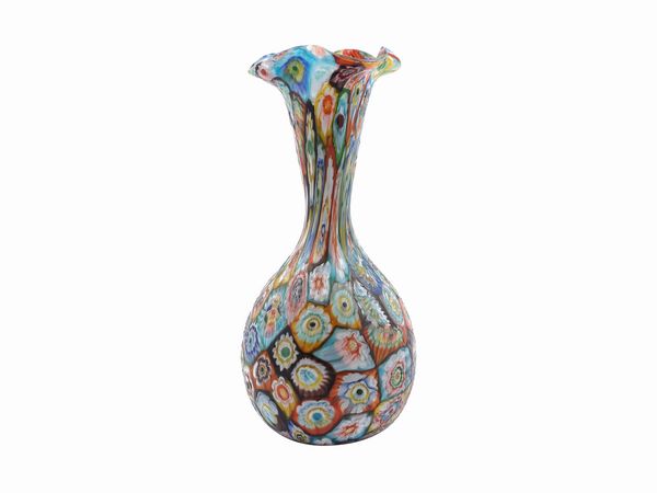 Vaso A.Ve.M. in vetro soffiato  - Asta La casa moderna - Associazione Nazionale - Case d'Asta italiane