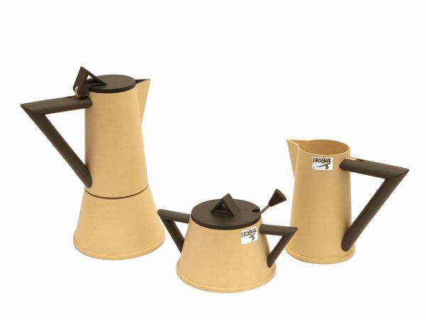 Set da caff, Ettore Sottsass per Accademia Lagostina  - Asta La casa moderna - Associazione Nazionale - Case d'Asta italiane