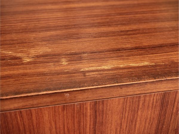 Credenza doppia Archimede in legni esotici  - Asta La casa moderna - Associazione Nazionale - Case d'Asta italiane