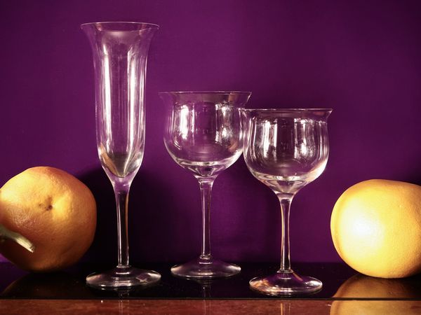 Servizio di calici in cristallo, Kosta Boda  - Asta La casa moderna - Associazione Nazionale - Case d'Asta italiane