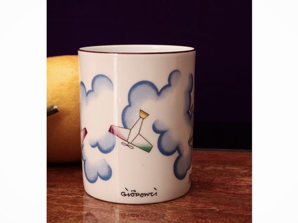 Piccolo vaso in porcellana Alato, Richard Ginori da Gi Ponti  - Asta La casa moderna - Associazione Nazionale - Case d'Asta italiane