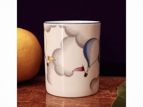 Piccolo vaso in porcellana Celesio, Richard Ginori da Gi Ponti  - Asta La casa moderna - Associazione Nazionale - Case d'Asta italiane