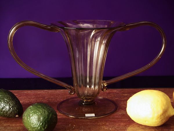 Vaso libellula Vittorio Zecchin  - Asta La casa moderna - Associazione Nazionale - Case d'Asta italiane