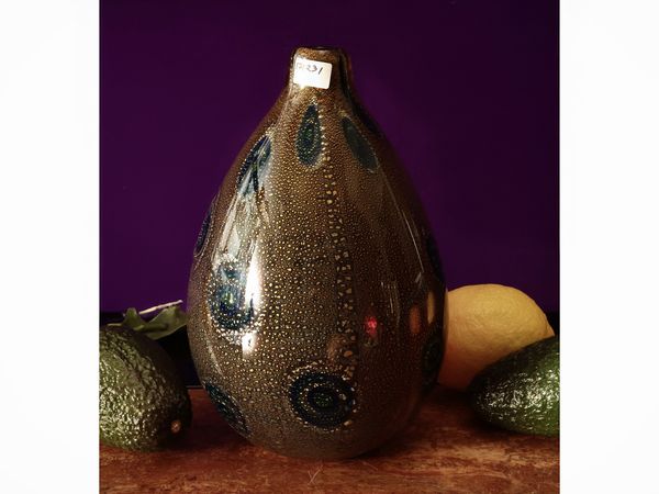 Vaso piriforme Giulio Radi per A.Ve.M  - Asta La casa moderna - Associazione Nazionale - Case d'Asta italiane