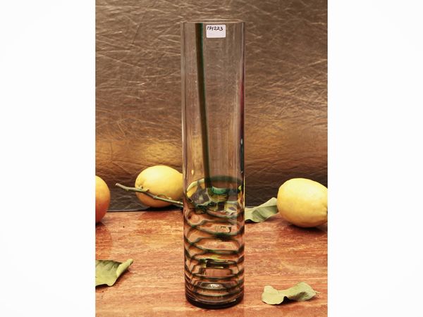 Vaso bifilo, Venini Studio  - Asta La casa moderna - Associazione Nazionale - Case d'Asta italiane