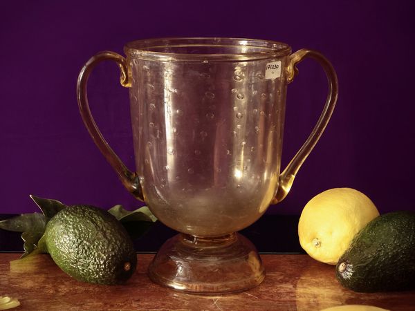 Vaso biansato Vittorio Zecchin M.V.M. Cappellin  - Asta La casa moderna - Associazione Nazionale - Case d'Asta italiane