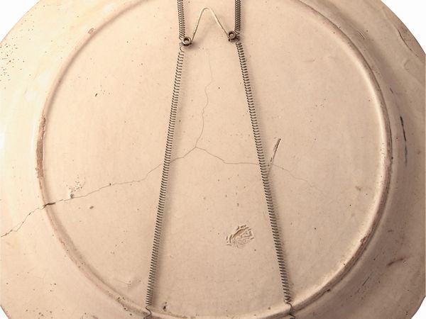 Piatto da parata in ceramica  - Asta La casa moderna - Associazione Nazionale - Case d'Asta italiane