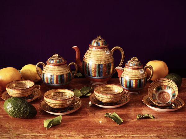 Servizio da t in porcellana  - Asta La casa moderna - Associazione Nazionale - Case d'Asta italiane