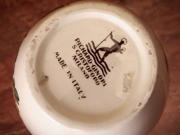 Piccolo vaso in ceramica smaltata, Gio Ponti per Richard Ginori San Cristoforo  - Asta La casa moderna - Associazione Nazionale - Case d'Asta italiane