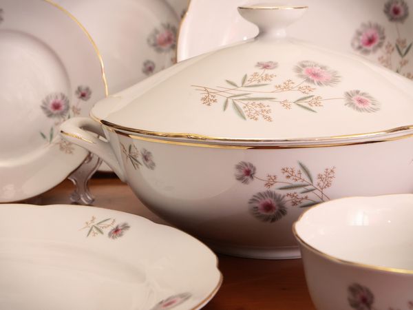 Servizio di piatti in porcellana Richard Ginori  - Asta La casa moderna - Associazione Nazionale - Case d'Asta italiane