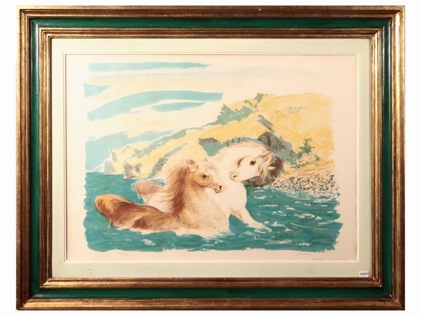 ALIGI SASSU : Cavalli di Maiorca  - Asta La casa moderna - Associazione Nazionale - Case d'Asta italiane