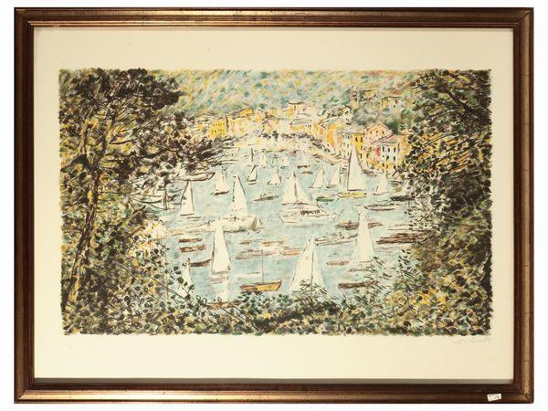 Lotto di grafica: Xavier Bueno, Michele Cascella, Nicola Simbari  - Asta La casa moderna - Associazione Nazionale - Case d'Asta italiane