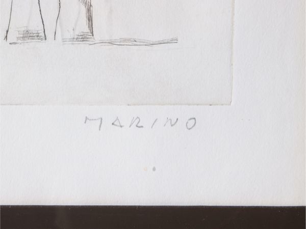 Marino Marini : Uomo e cavalli  - Asta La casa moderna - Associazione Nazionale - Case d'Asta italiane