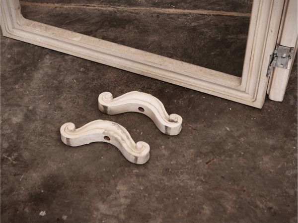 Paravento in legno intagliato, dorato e laccato bianco  - Asta La casa moderna - Associazione Nazionale - Case d'Asta italiane