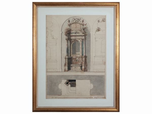 Bozzetto architettonico  - Asta La casa moderna - Associazione Nazionale - Case d'Asta italiane