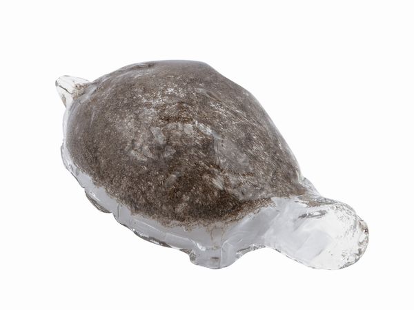 Tartaruga in vetro sui toni del marrone  - Asta La casa moderna - Associazione Nazionale - Case d'Asta italiane