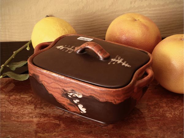 Scatola in ceramica smaltata, Carstens Uffrecht  - Asta La casa moderna - Associazione Nazionale - Case d'Asta italiane