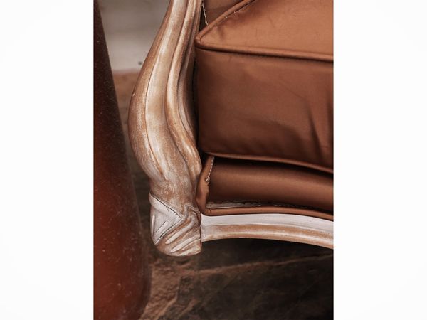 Poltrona girevole da scrivania imbottita  - Asta La casa moderna - Associazione Nazionale - Case d'Asta italiane