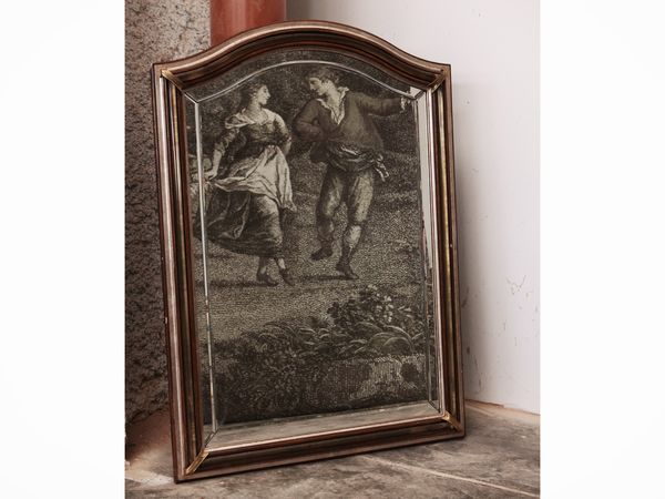 Spechiera con cornice in legno dorato e argentato  - Asta La casa moderna - Associazione Nazionale - Case d'Asta italiane