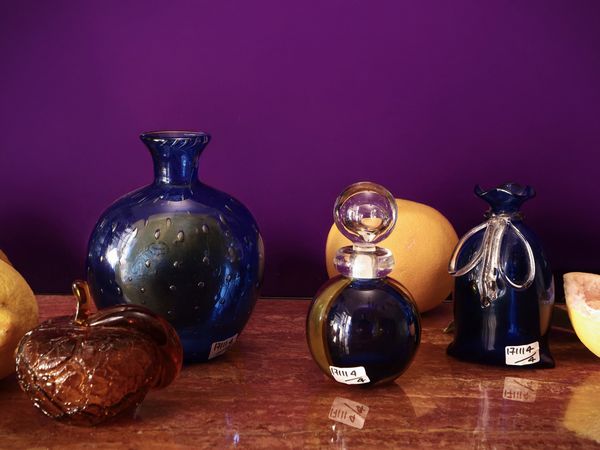 Accessori decorativi in vetro di Murano, Archimede Seguso  - Asta La casa moderna - Associazione Nazionale - Case d'Asta italiane