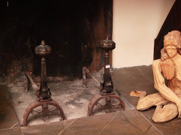 Coppia di alari  - Asta La casa moderna - Associazione Nazionale - Case d'Asta italiane