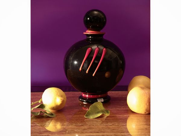 Grande bottiglia in vetro  - Asta La casa moderna - Associazione Nazionale - Case d'Asta italiane