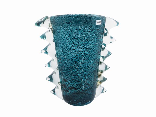 Vaso laguna gemmata, Barovier & Toso  - Asta La casa moderna - Associazione Nazionale - Case d'Asta italiane