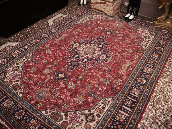 Tappeto persiano Tabriz disegno heriz di vecchia manifattura  - Asta La casa moderna - Associazione Nazionale - Case d'Asta italiane