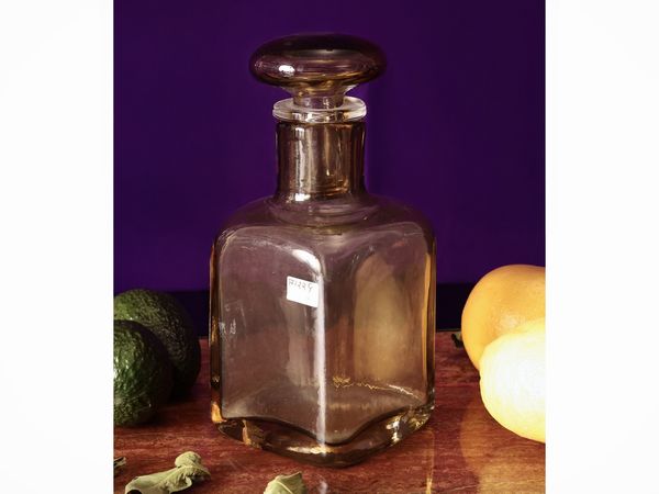 Bottiglia con tappo Paolo Venini  - Asta La casa moderna - Associazione Nazionale - Case d'Asta italiane