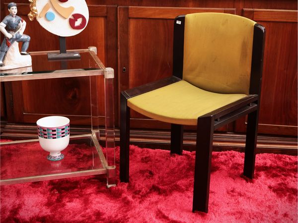 Serie di quattro sedie modello 300, Joe Colombo per Pozzi  - Asta La casa moderna - Associazione Nazionale - Case d'Asta italiane