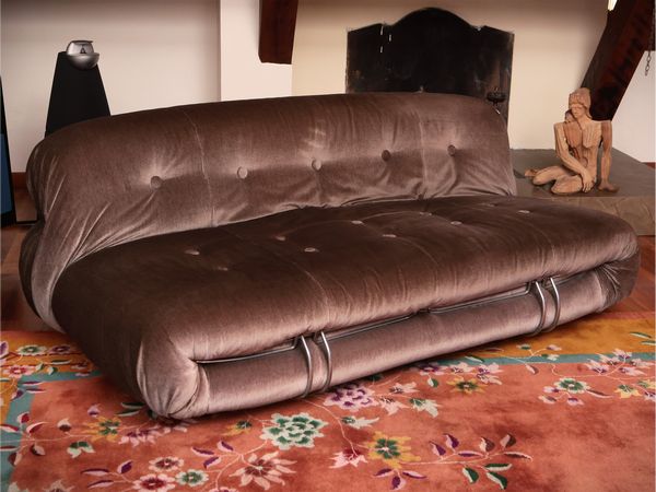 AFRA E TOBIA SCARPA : Divano Soriana  - Asta La casa moderna - Associazione Nazionale - Case d'Asta italiane