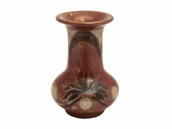 Galileo Chini<br>Galileo Chini : Piccolo vaso in ceramica smaltata a lustro, Arte della Ceramica Fontebuoni  - Asta La casa moderna - Associazione Nazionale - Case d'Asta italiane