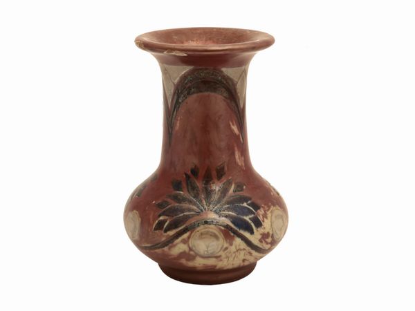 Galileo Chini<br>Galileo Chini : Piccolo vaso in ceramica smaltata a lustro, Arte della Ceramica Fontebuoni  - Asta La casa moderna - Associazione Nazionale - Case d'Asta italiane