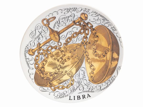 Piero Fornasetti : Gli influssi astrali, Serie speciale per Corisia, 1966 e seguenti  - Asta La casa moderna - Associazione Nazionale - Case d'Asta italiane